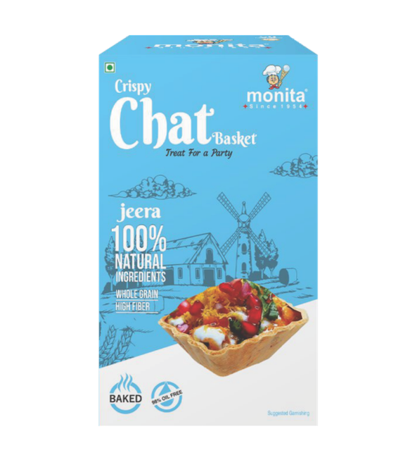 CRISPY ROUND CHAT BASKET 20 PCS - TASTY JEERA